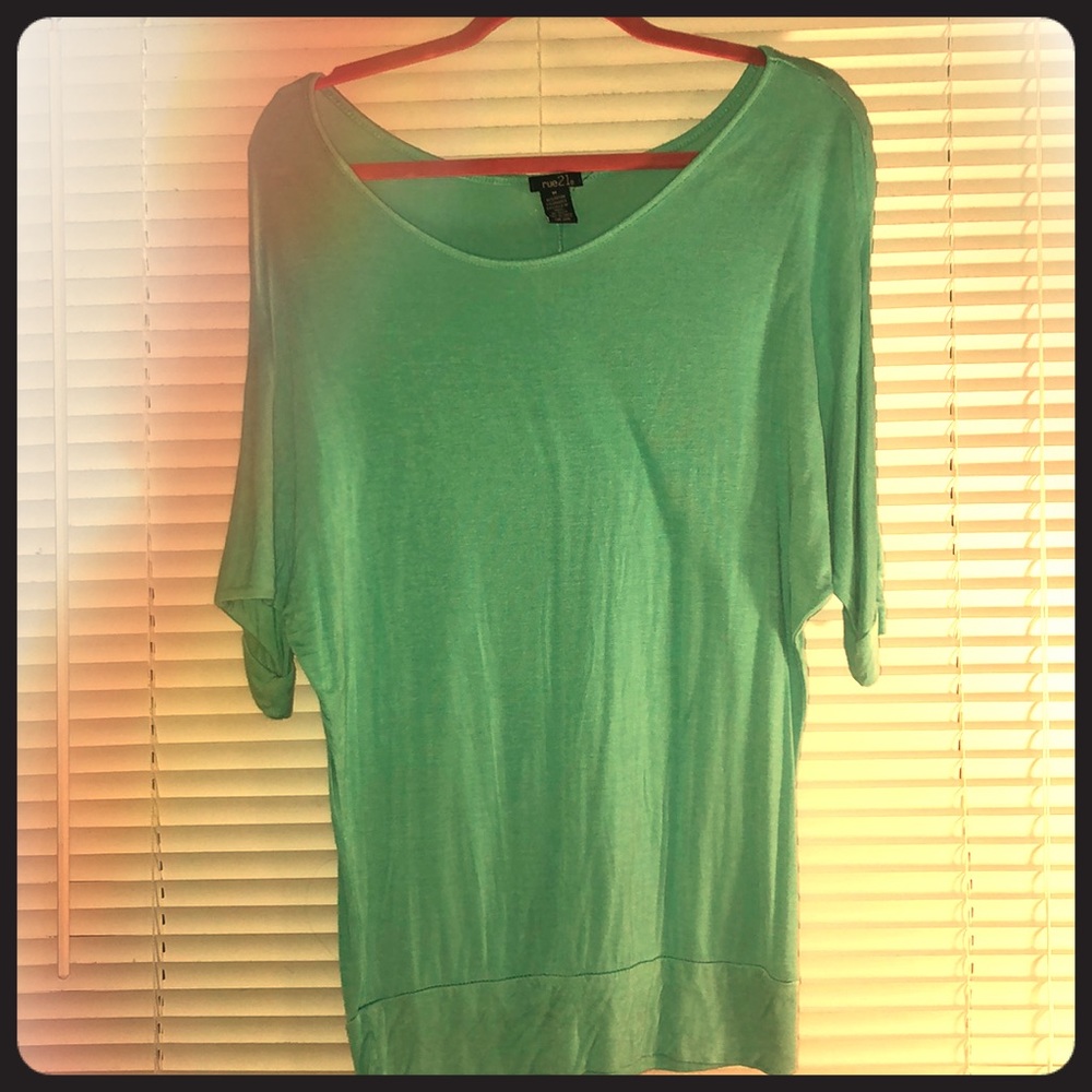 Turquoise shirt
